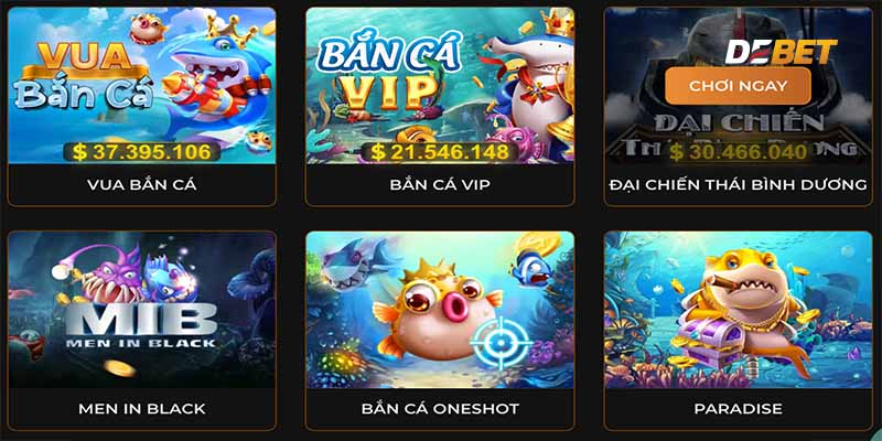 Những lợi ích nổi bật của trò chơi bắn cá Debet.